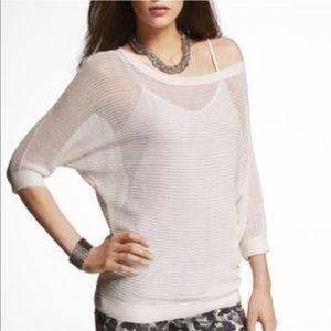 Express mesh dolman top